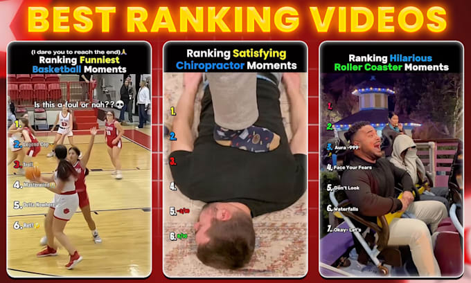 edit engaging ranking shorts for youtube