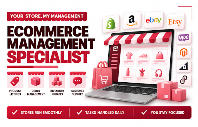be your professional ecommerce management specialist