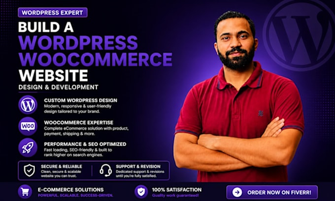 do a wordpress woocommerce website design and development