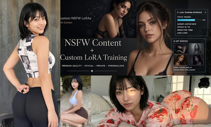 create nsfw images and videos for ai models