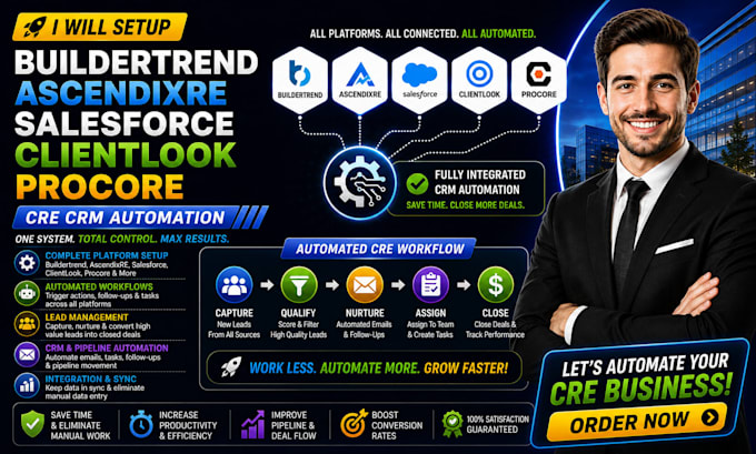 setup buildertrend ascendixre salesforce clientlook procore cre crm automation