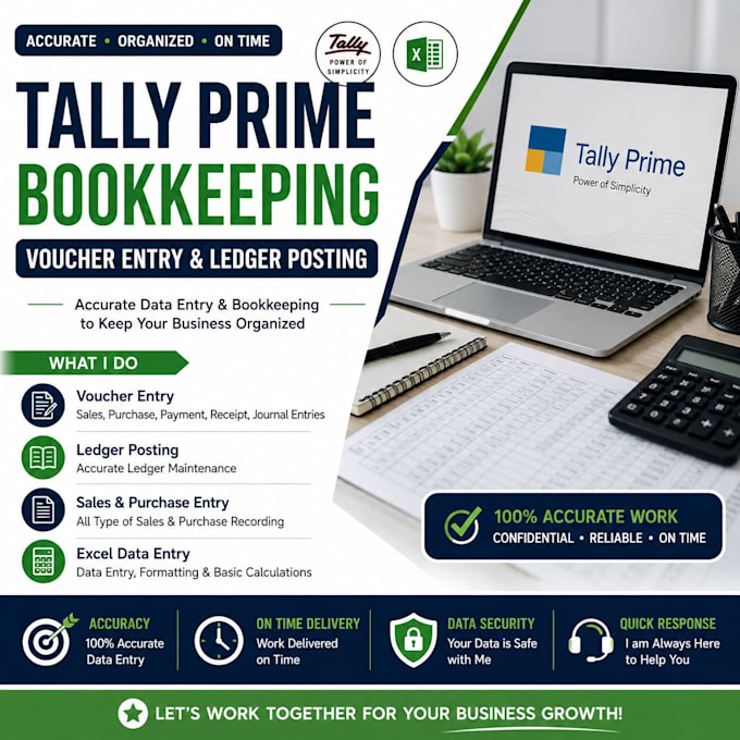 do bookkeeping and accounting in tally