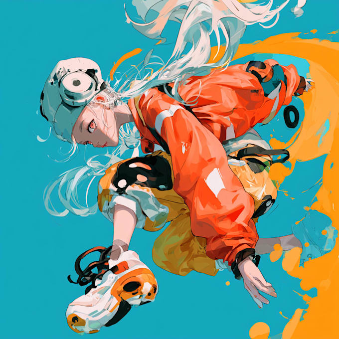 draw unique anime illustration