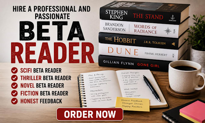be your sci fi beta reader, romance beta reader, novel beta reader