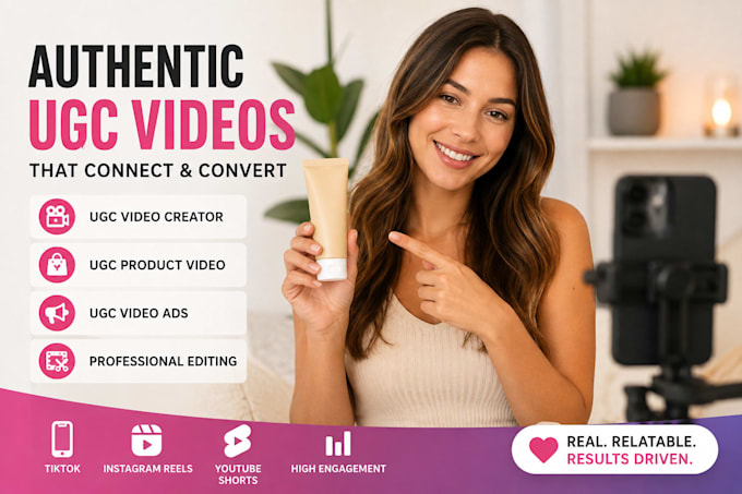be your ugc video creator