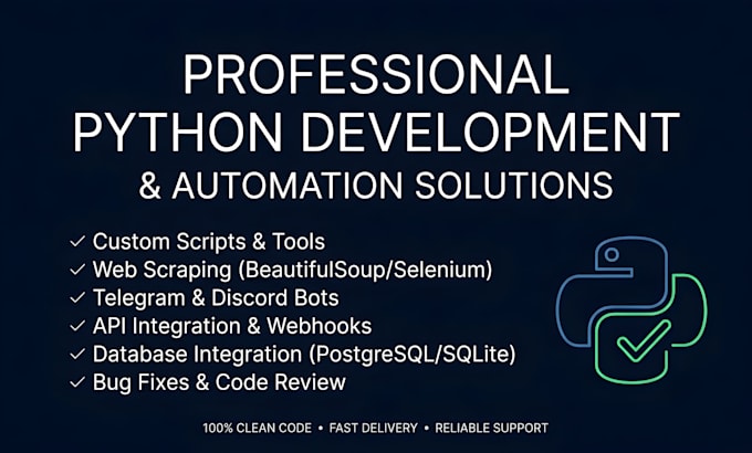 write a custom python script or automation tool