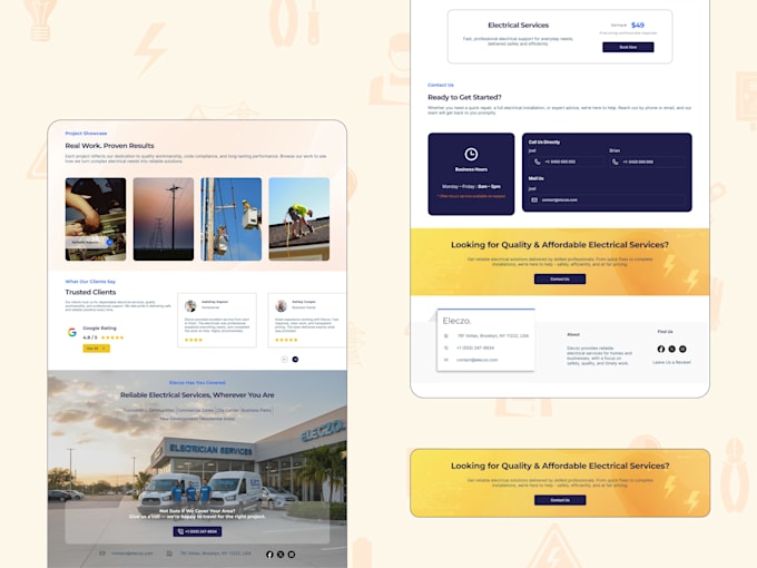 build a lead generating website for plumbers electricians and contractors