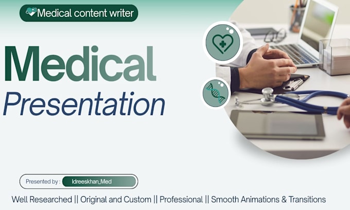 design medical professional power point presentation