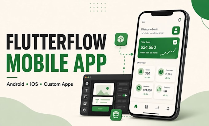 develop a mobile app using flutterflow