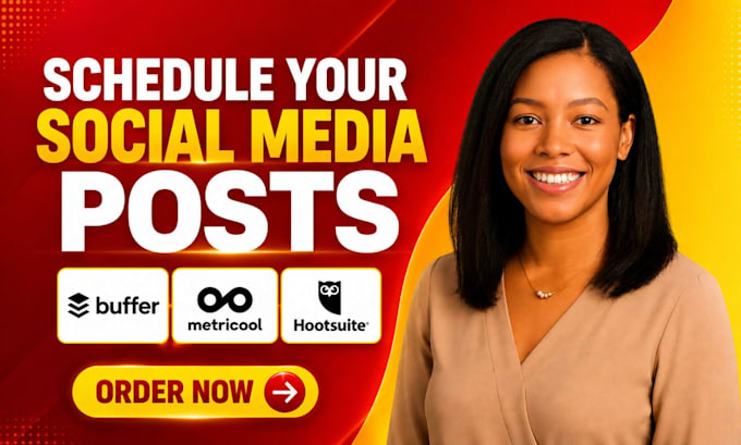 manage and schedule tiktok, instagram, facebook posts via buffer, hootsuite
