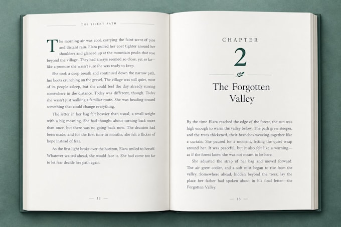 do book layout design, book formatting and typesetting kdp book formatting