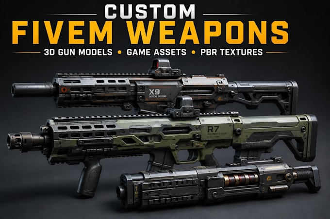 3d gun model 3d weapon models and game assets