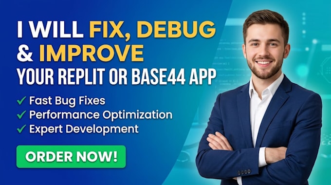 fix debug and improve your lovable replit or base44 app