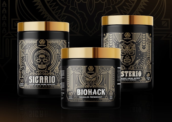 product label design, supplement label design and product packaging design