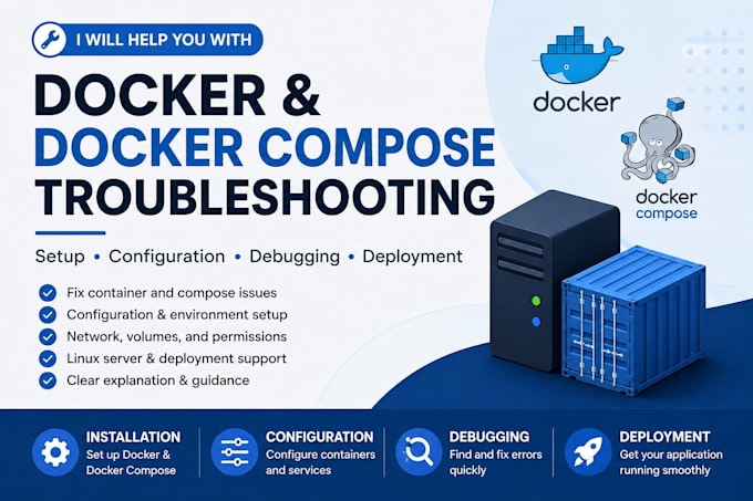 troubleshoot docker and docker compose deployment issues