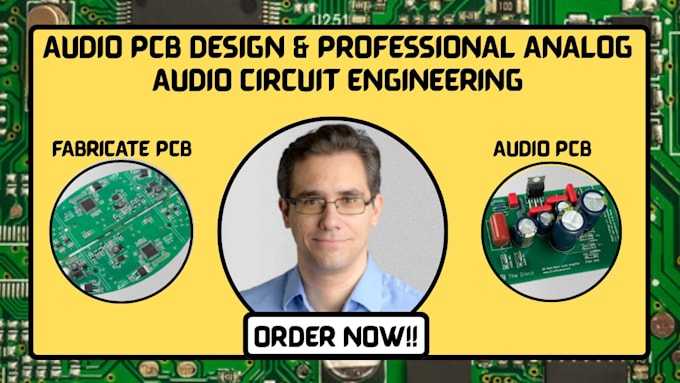 design professional audio pcb, analog audio circuit and amplifier hardware