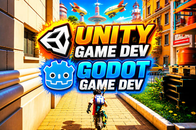 develop godot game or unity game