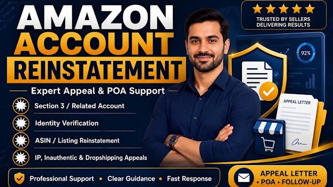 write suspended amazon account appeal poa fix section 3 violation