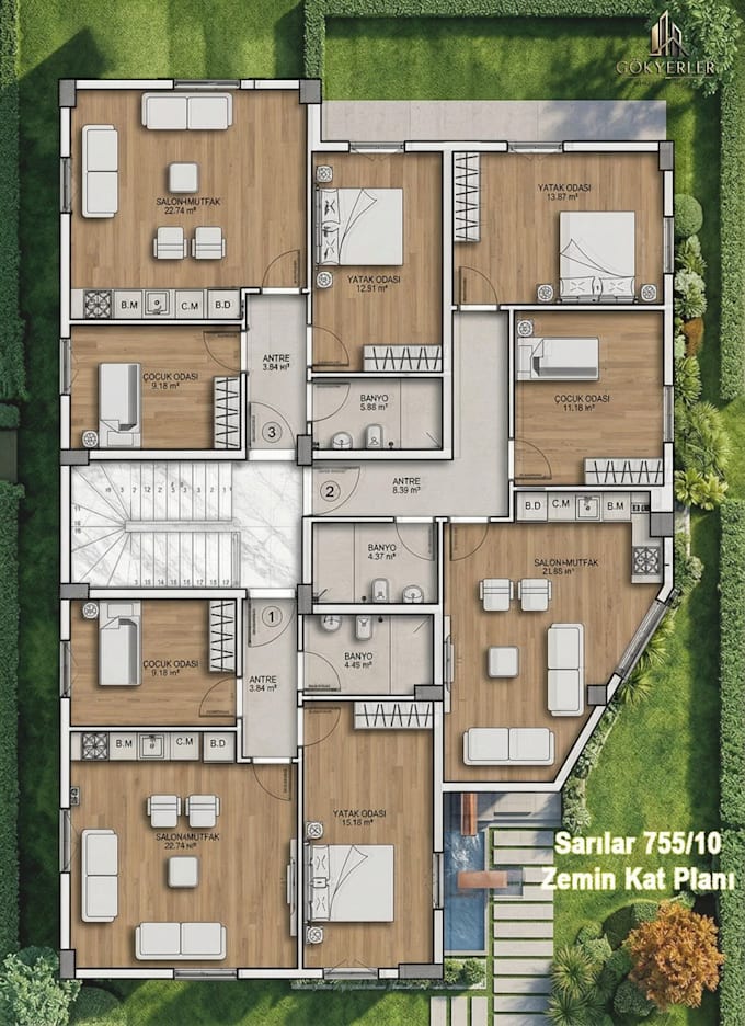 specialize and color your plans elevations sections