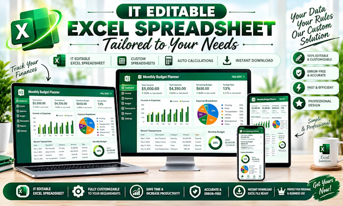 do etsy excel google vba macro spreadsheet budget power bi dashboard data entry