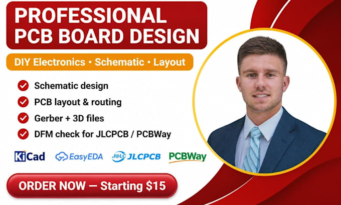 design custom pcb board for your electronics project