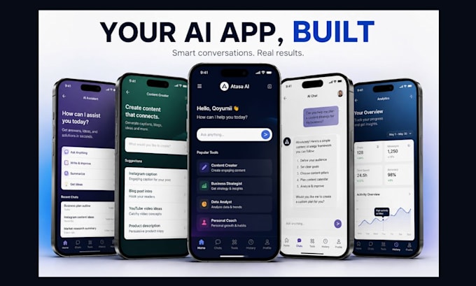 ai mobile app development, ai chatbot app for android and ios