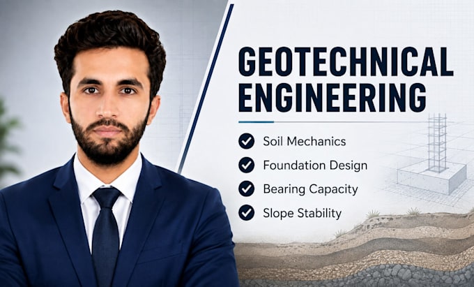 do soil mechanics, foundation, geotechnical engineering work
