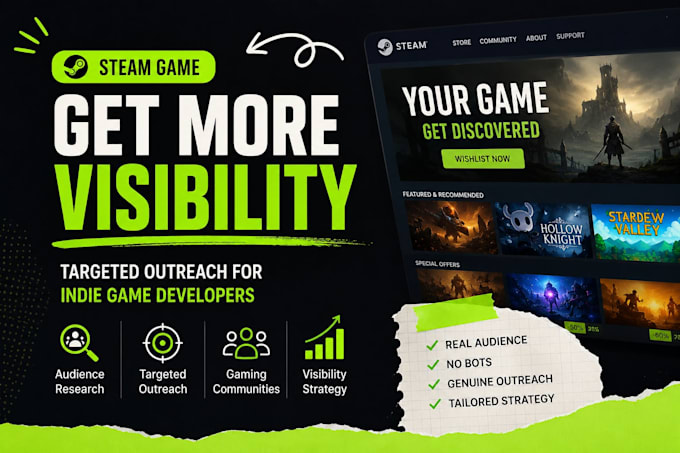 boost your steam game visibility