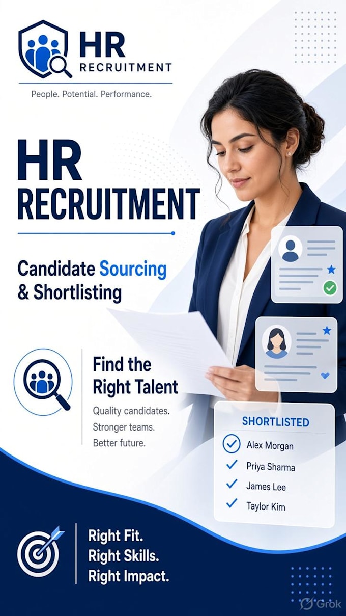 provide professional recruitment and candidate souring services