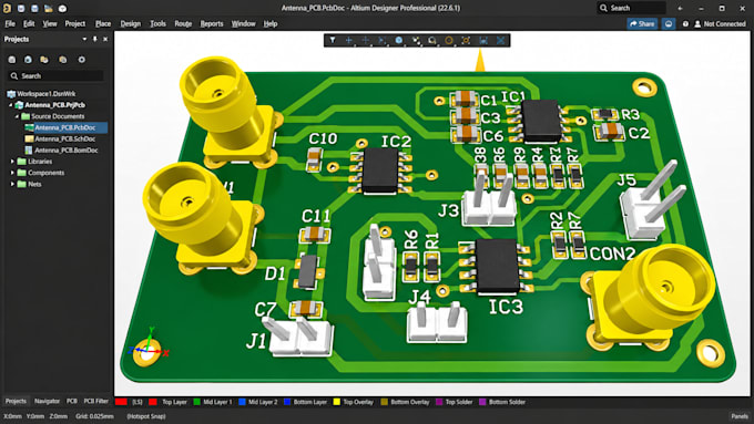 do pcb design, schematic, multilayer pcb layout, electronics and iot hardware