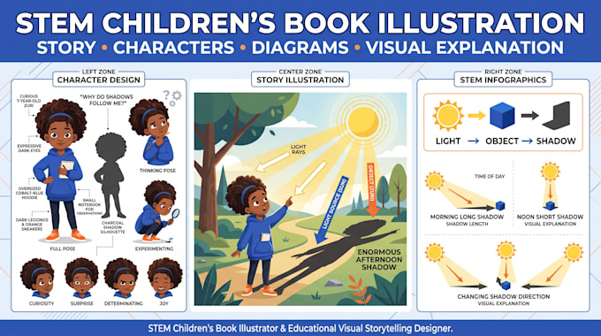 illustrate abc, counting and early learning books illustrations for children
