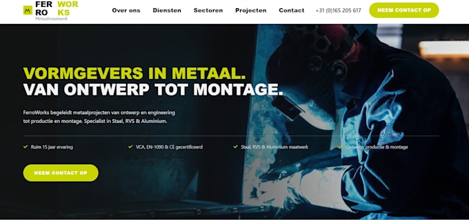 develop a full stack website with SEO