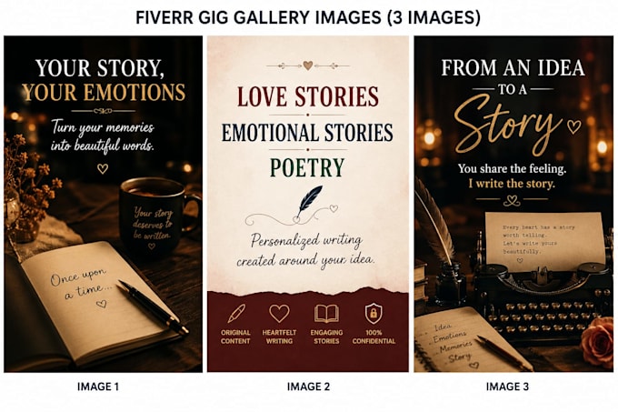 write a personalized love story or emotion peom