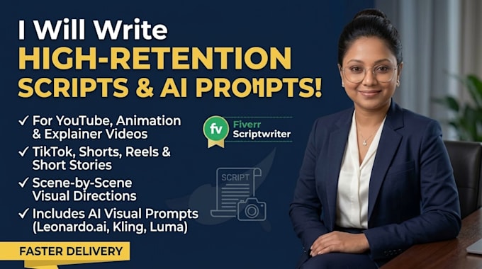 write compelling animation and live action scripts with scene details