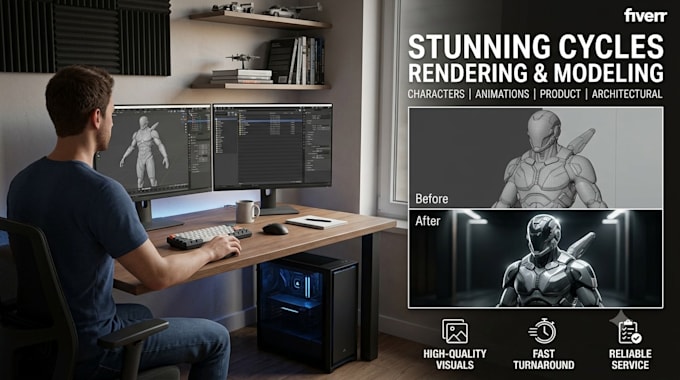 render your blender cycles animation and 3d scenes