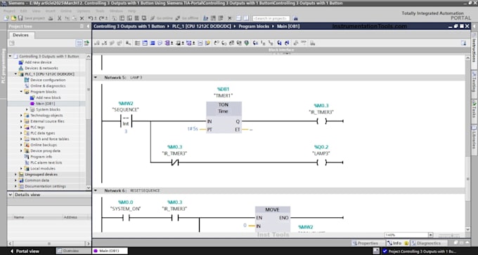 program plc ladder logic and automation control systems