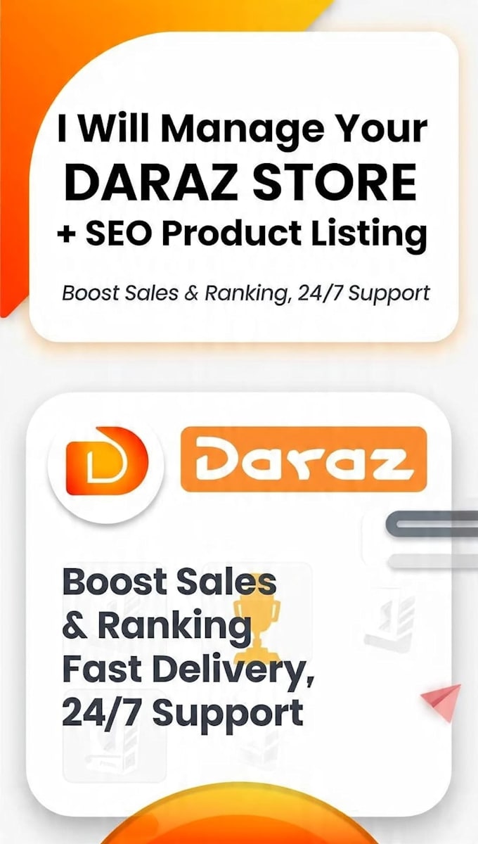 manage your daraz store and do SEO listing