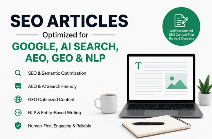 write SEO articles optimized for google, ai search, aeo, GEO and nlp