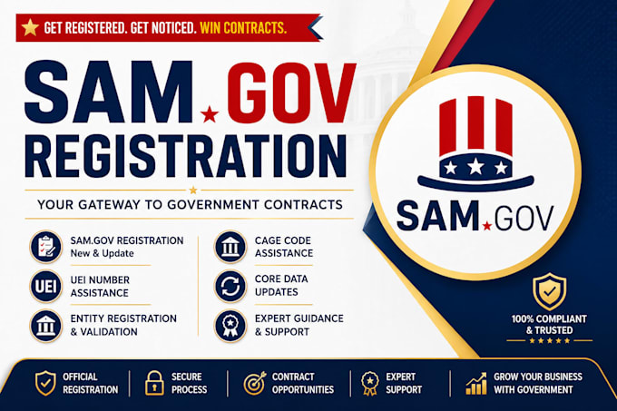 samgov registration uei and cage code sam gov renewal service 8a wosb sam