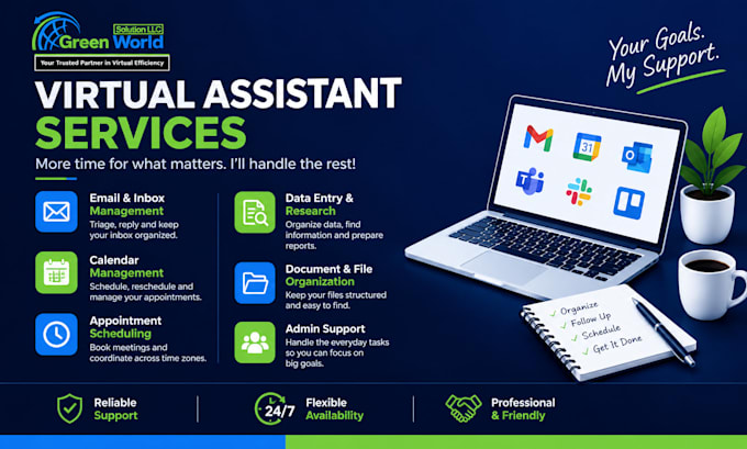be your virtual assistant for inbox and calendar management