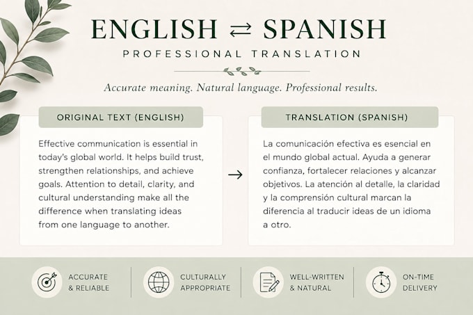 be your bilingual assistant