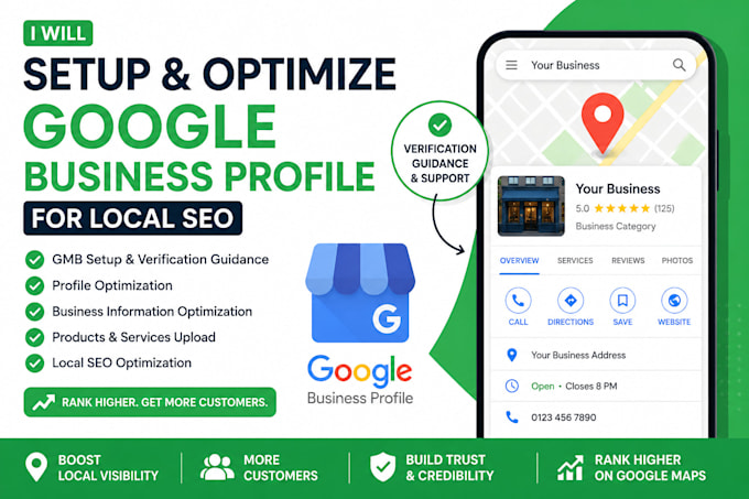create verified goggle my business profile listing for your business