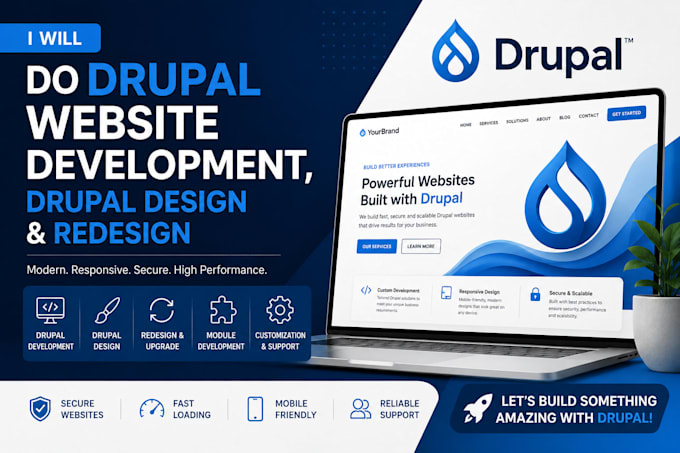 do drupal website development, drupal design and redesign