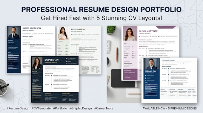 do professional cv,resume design