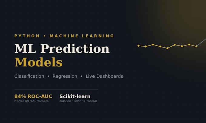build a machine learning prediction model with python