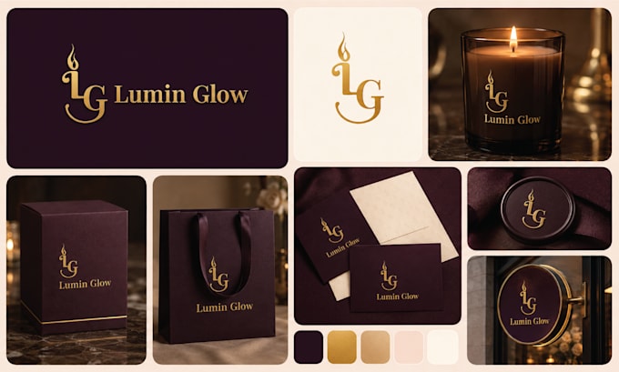 design a professional logo and complete brand launch identity
