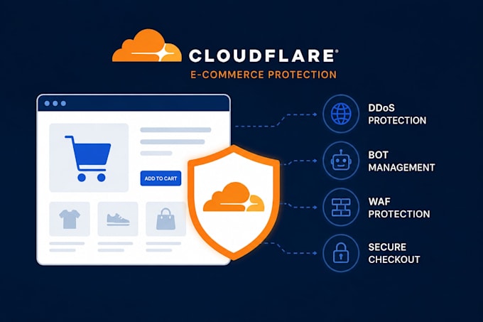 secure your website with cloudflare waf ddos and bot protection
