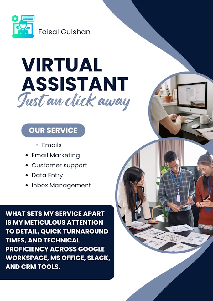 data entry and customer support on emails and chats