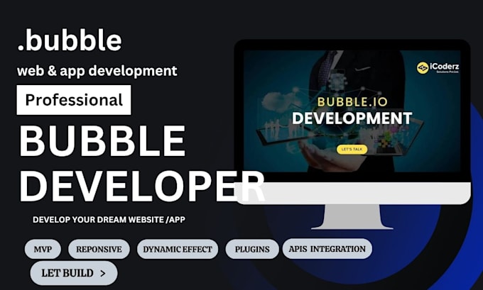 fix a custom no code web app using bubble io, wordpress bug fix