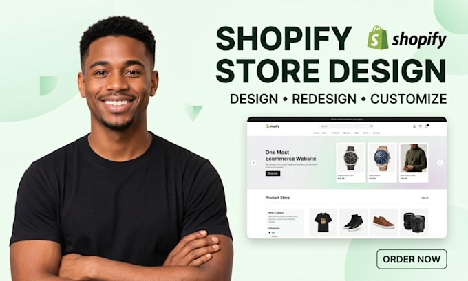 design, redesign, and customize a professional shopify store